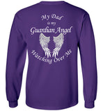 Dad Guardian Angel Long Sleeve Unisex T-Shirt