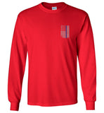 Real Warrior Bleed Blue Unisex Long Sleeve T-Shirt