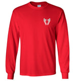 My Dad Is My Guardian Angel Long Sleeve T-Shirt Unisex Front and Back Print