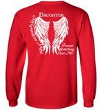 Daughter Guardian Angel Forever Watching Over Me - Long Sleeve T-Shirt