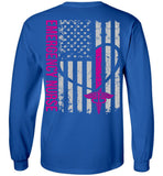 Jeanne Emergency Nurse Flag Long Sleeve