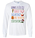 Granny's ToDo List Long Sleeve T-Shirt