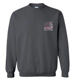 Nurse Flag with Stethoscope Unisex Crewneck Sweatshirt