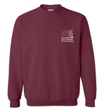 Nurse Flag with Stethoscope Unisex Crewneck Sweatshirt