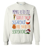 Mema's To Do List Crewneck Sweatshirt
