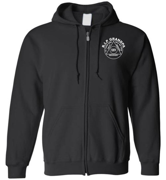 RIP Grandpa Zipper Hoodie