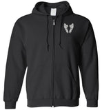 Dad and Mom Guardian Angels Zipper Hoodie