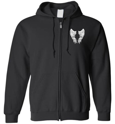 Grandma, Betty J Brown Zipper Hoodie