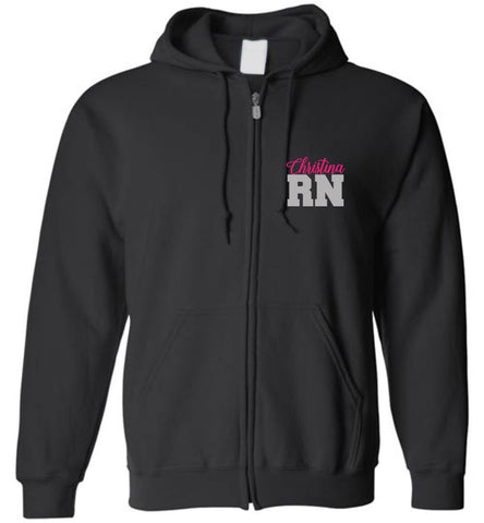 Christina RN Zipper Hoodie