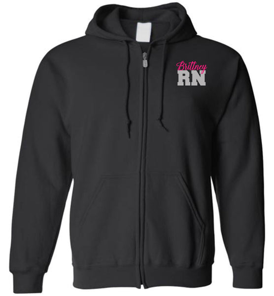 Brittney RN Zipper Hoodie
