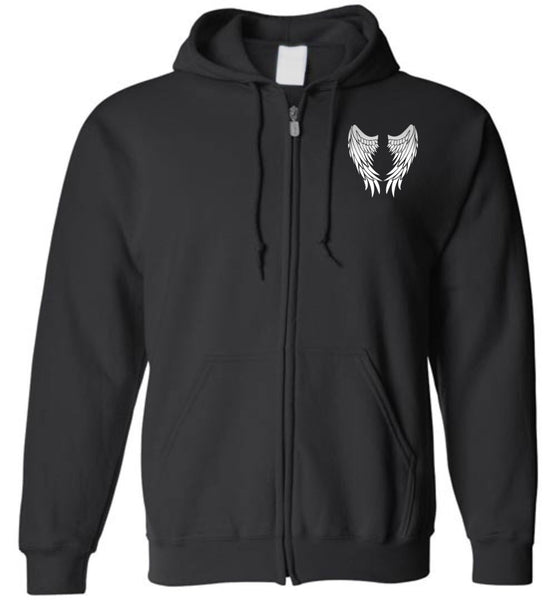 my Son Tristan zipper hoodie