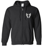 Wife Guardian Angel Zipper Hoodie
