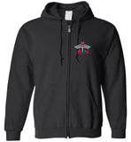 RN Nurse Flag Zipper Hoodie