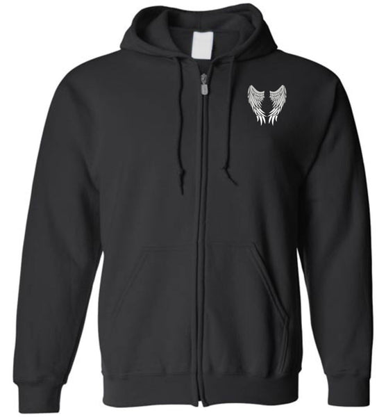 Dad Guardian Angel Zipper Hoodie (CK3603)