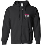 Marci RN Nurse Flag Zipper Hoodie
