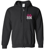 Nurse Flag Kelly RN Zipper Hoodie