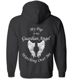 My Pop Is My Guardian Angel Zipper Hoodie