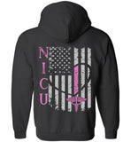 Alanna NICU Flag Zipper Hoodie