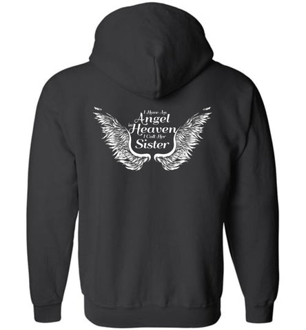 Sister in Heaven Zipper Hoodie Jacket 
