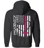 Jordin Lee RN White Zipper Hoodie  - White