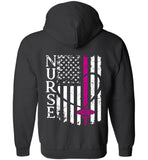 Stacey Nurse Flag Zipper Hoodie