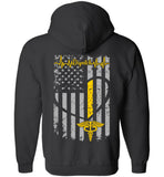 911 Dispatch Zipper Hoodie with Name