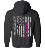 Angelica RN Nurse Flag Zipper Hoodie