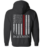 BOZEMAN Firefighter Zipper Hoodie