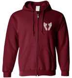 Wife Guardian Angel Zipper Hoodie