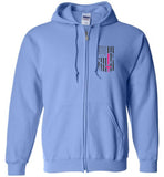 Pink Nurse Flag Zipper Hoodie CK1251