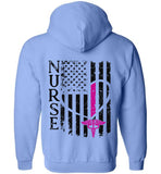 Nurse Flag Zipper Hoodie (CK1310) updated