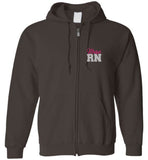 Marci RN Nurse Flag Zipper Hoodie