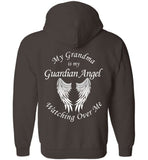 Grandma Guardian Angel Zipper Hoodie