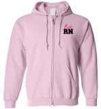 Bec RN Nurse Flag Zipper Hoodie