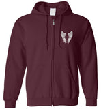 Wife Guardian Angel Zipper Hoodie
