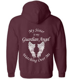 Sister Guardian Angel Zipper Hoodie (CK3608)