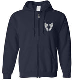 Wife Guardian Angel Zipper Hoodie