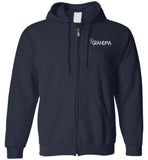 Being A Grandma Makes My Life Complete Zipper Hoodie