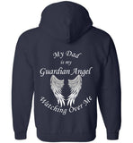 Dad Guardian Angel Zipper Hoodie (CK3603)