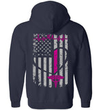 Medical Assistant Flag Zipper Hoodie  (Ck1045)