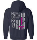 Nurse Flag Zipper Hoodie (CK1310) Updated+