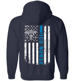 Custom Jennie RN BSN Zipper hoodie