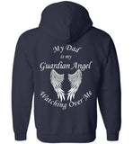 My Dad Guardian Angel Zipper Hoodie