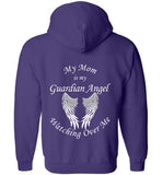Mom Guardian Angel Zipper Hoodie