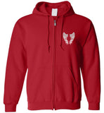 Wife Guardian Angel Zipper Hoodie