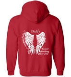Daddy Guardian Angel Zipper Hoodie