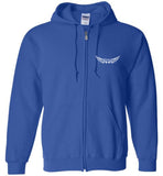 Sister Memorial Front Zipper Hoodie - I Have a Angel in Heaven I call her Sister