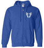My GrandDaughter Is My Guardian Angel Watching Over Me Zipper Hoodie Jacket