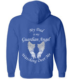 Dad Marine Guardian Angel Zipper Hoodie