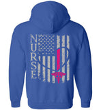 Nurse Flag Zipper Hoodie (CK1934)